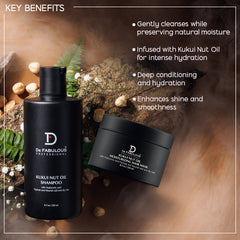Kukui Nut Oil Shampoo & Masque Combo | De Fabulous India