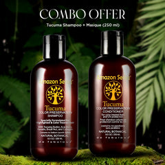 Amazon Series Tucuma Color Preservation Shampoo + Conditioner 250 ml  - De Fabulous India