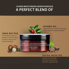 Amazon Series Jojoba Daily Moisturizing Keratin Masque 250 ml - De Fabulous India