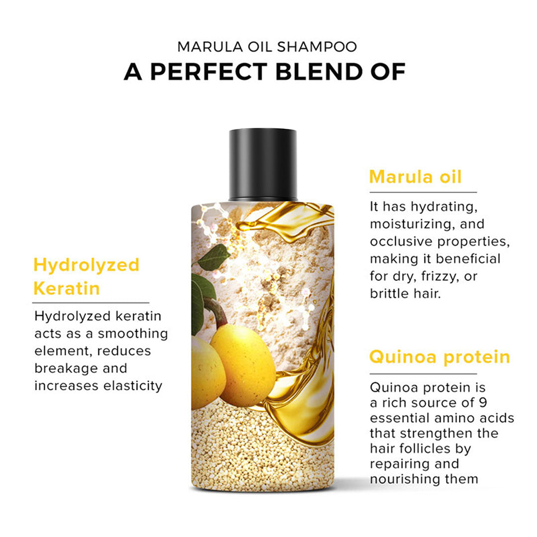Marula Oil Shampoo 250 ml - De Fabulous India