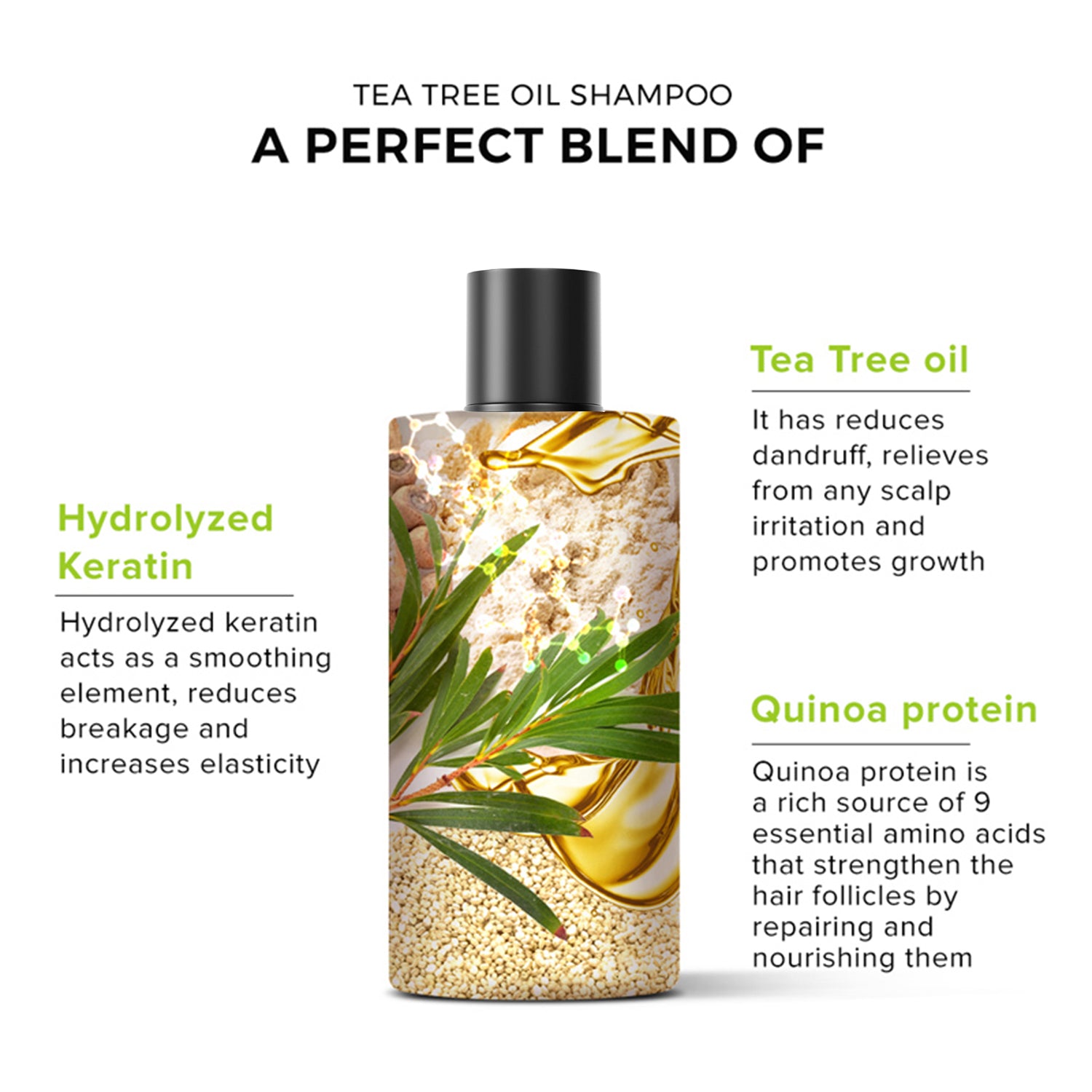Tea Tree Oil Shampoo 250 ml | De Fabulous India