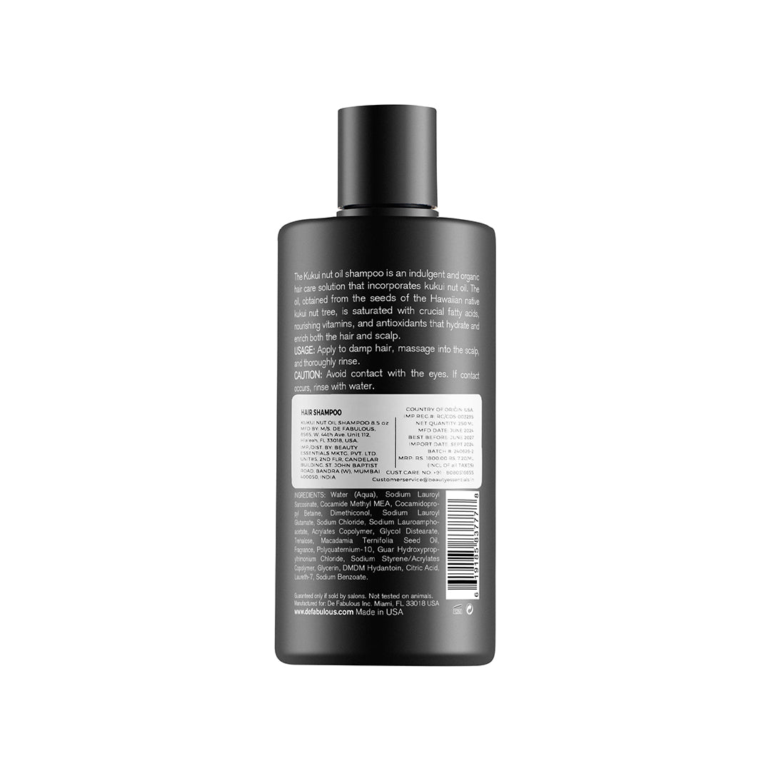 Kukui Nut Oil Shampoo - De Fabulous India