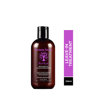 "Revitalize and protect your hair with Amazon Series Keracai Restorative Leave-In Treatment."