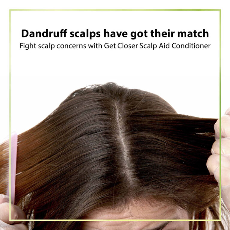 Dandruff scalps have got their match fight scalp concerns with get closer scalp aid conditioner