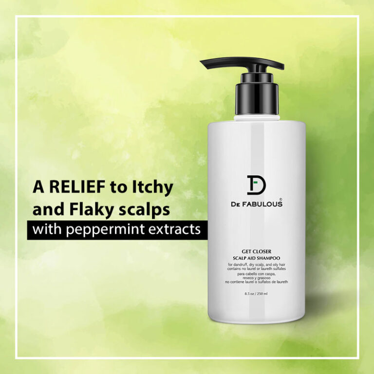 A relief to itchy and flaky scalps with peppermint extracts