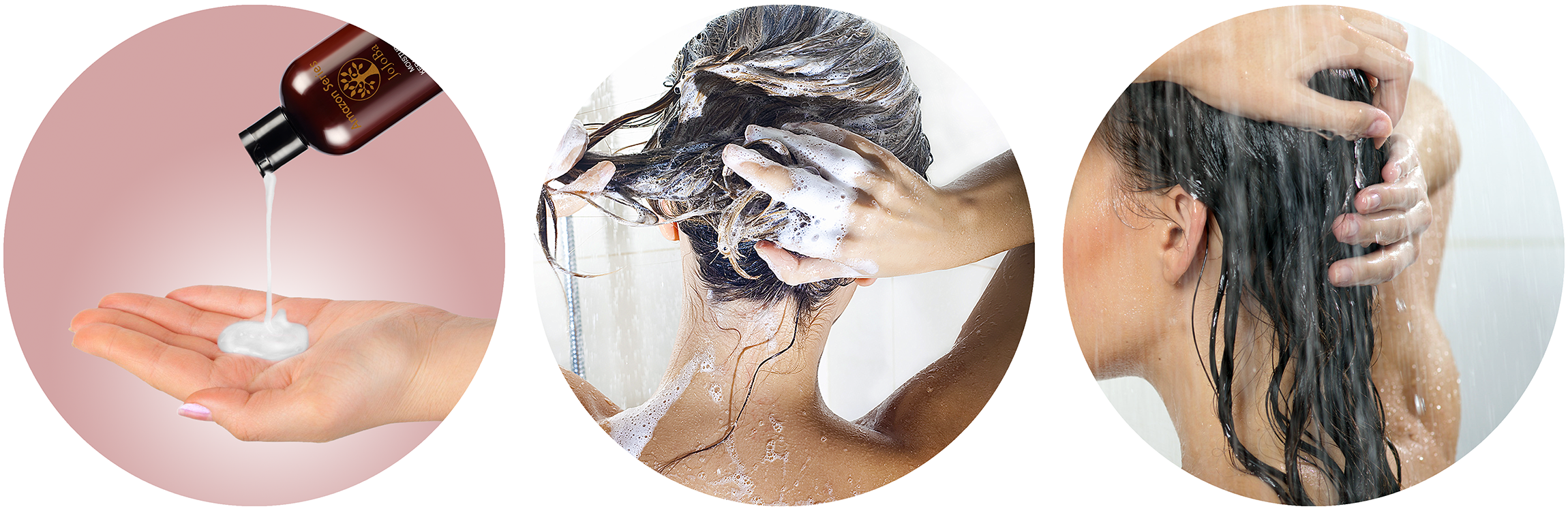 How to use Amazon series Jojoba daily moisturizing keratin Shampoo- steps