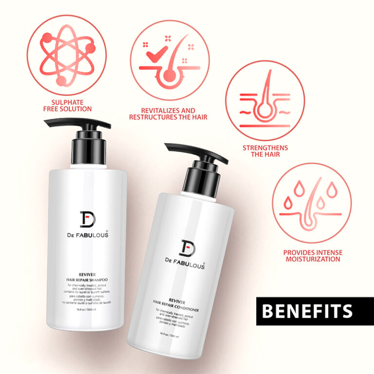 Reviver shampoo and condition is Sulphate free solution, Revitalizes and restructures the hair, Strengthens the hair and provide intense moisturization.