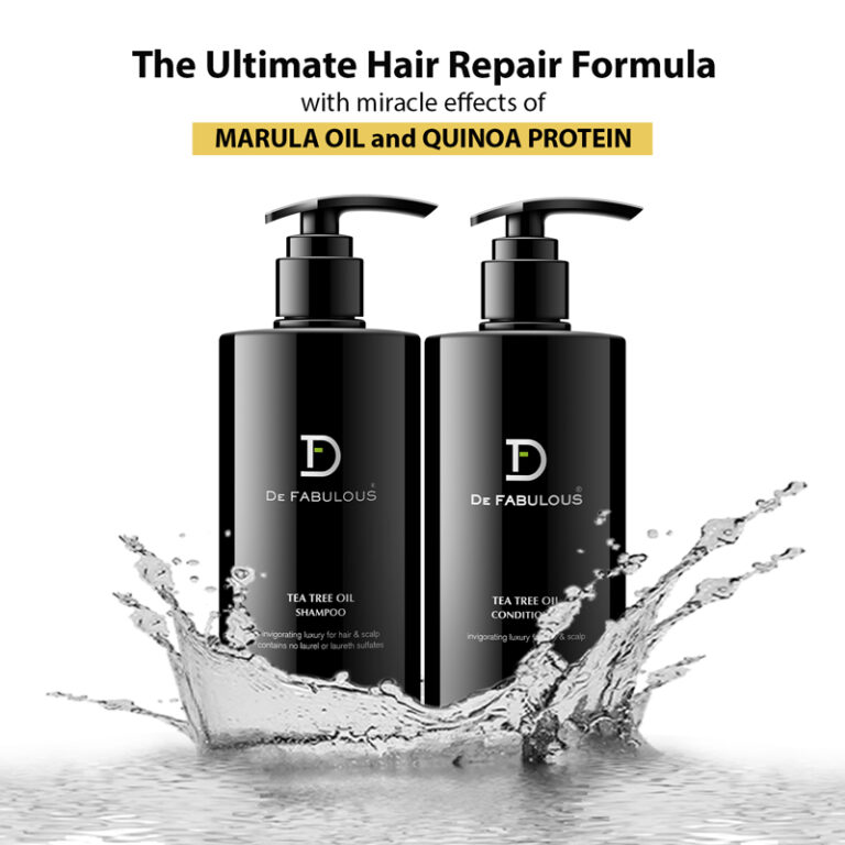 "De Fabulous Tea Tree Oil Shampoo & Conditioner: Invigorate Your Hair with the Power of Tea Tree Oil"