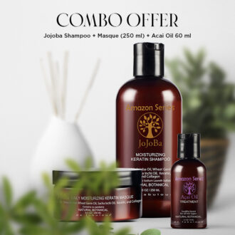 Nourish and Hydrate Your Hair with Jojoba and Acai Oil Infused Care"