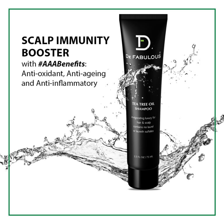 Tea tree oil hair Shampoo- scalp immunity booster with AAB Benefits : Anti-oxidant, Anti ageing and Anti-inflammatory
