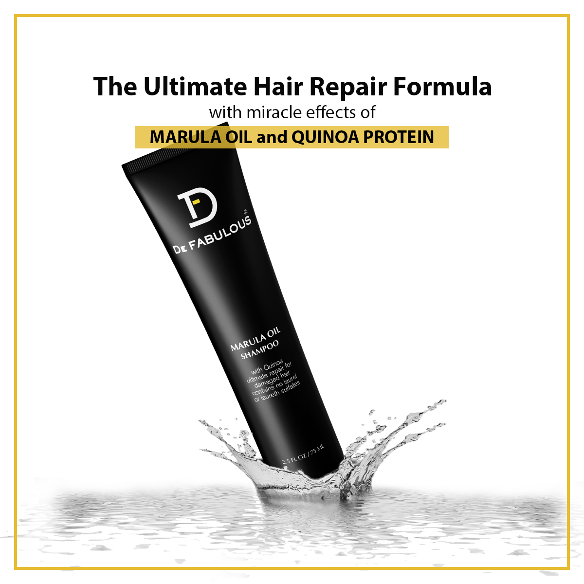 The ultimate hair repair formula with miracle effects of Marula Oil and Quinoa protein.
