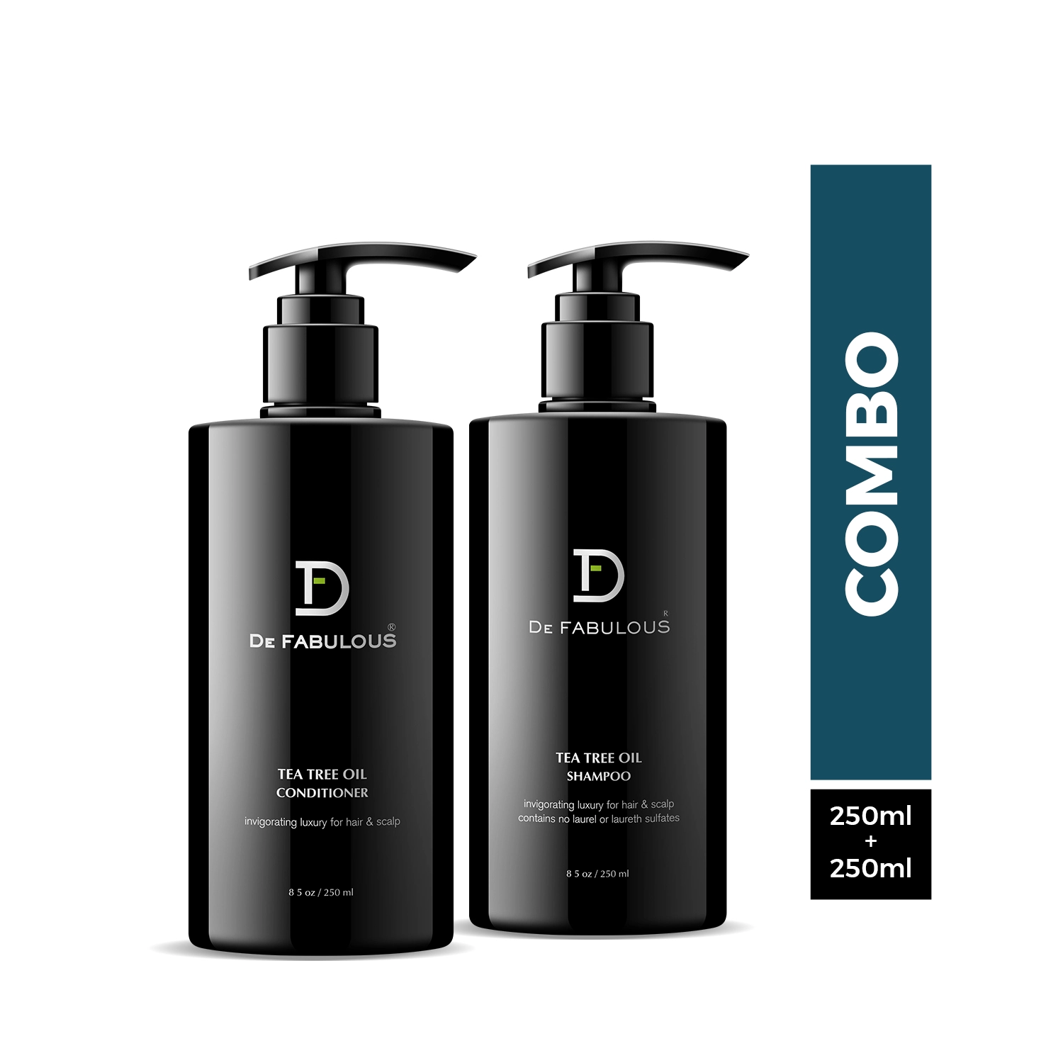 "De Fabulous Tea Tree Oil Shampoo & Conditioner: Invigorate Your Hair with the Power of Tea Tree Oil"