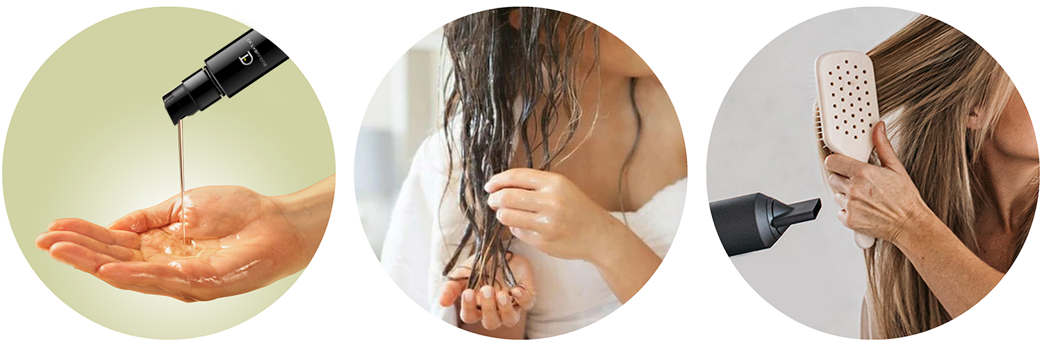 How to use marula hair oil